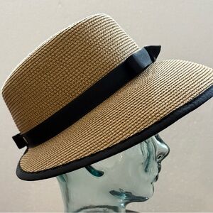 Eric Javits Women's Tan and Black Hat